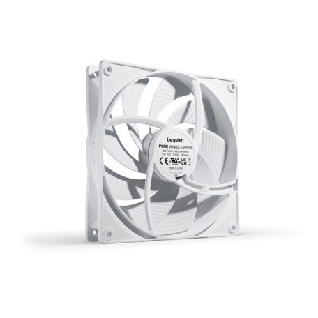Be Quiet! Cooler 14cm - PURE WINGS 3 White 140mm PWM high-speed (1800rpm, 30,5dB, fehér)