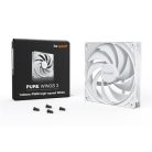 Be Quiet! Cooler 14cm - PURE WINGS 3 White 140mm PWM high-speed (1800rpm, 30,5dB, fehér)