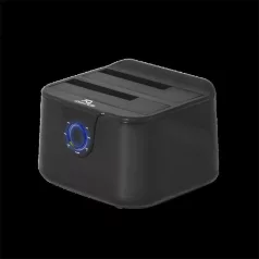   Advance HDD/SSD Dokkoló - DUALDOCK CLONE 2.5" / 3.5" (USB-A3.0 to 2xSATA, fekete)