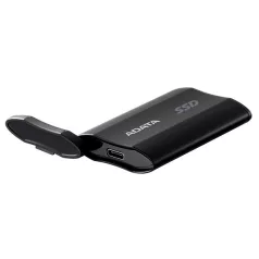   ADATA Külső SSD 500GB - SD810 (USB 3.2 Gen.2x2, R/W: 2000/2000 MB/s, IP68, Fekete)