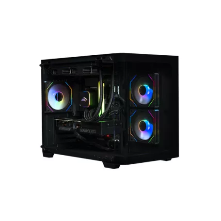 SHARK GAMING PC - RGBeast Mini R500 (Wave mini, R5-7600X, RX9060XT 16G , 1TB NVMe , 16GB  , watercooler, Windows 11 h)