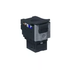   Legrand keystone - 24db x RJ45 keystone port készlet, Cat5e, UTP, szerszámmentes, 1Gigabit, LinkeoC