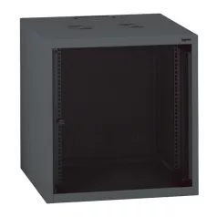   Legrand Rackszekrény - 19" fali kivitel (15U, 758x600x600, antracit, egyrekeszes, üvegajtós, készre szerelt, max. 45 kg)