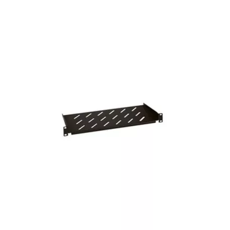 Legrand Rackszekrény polc - (19", 2U, fix, 200 mm mély, 2 ponton rögzíthető, 15kg, Linkeo, Fekete)
