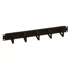   Legrand vízszintes rendezők - 1U, 19", gyűrűs, műanyag, csavaros rögzítés, vízszintes irányú