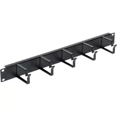   Legrand vízszintes rendezők - 2U, 19", gyűrűs, acél, csavaros rögzítés, vízszintes irányú
