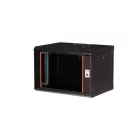 Equip Fali Rackszekrény - EPM-07-6045-B-CBAA (19", 7U, 600x450mm, előre szerelt, fekete)