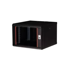   Equip Fali Rackszekrény - EPM-07-6060-B-CBAA (19", 7U, 600x600mm, előre szerelt, fekete)