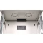 Equip Fali Rackszekrény - EPM-09-6045-G-CBAA (19", 9U, 600x450mm, előre szerelt, szürke)