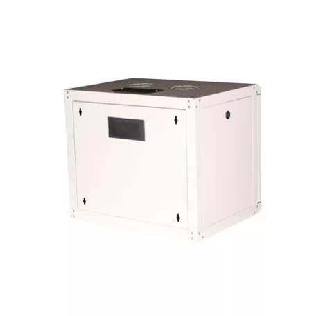 Equip Fali Rackszekrény - EPM-09-6045-G-CBAA (19", 9U, 600x450mm, előre szerelt, szürke)