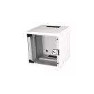 Equip Fali Rackszekrény - EWM-06-3030-G (10", 6U, 300x300mm, lapra szerelt, szürke)