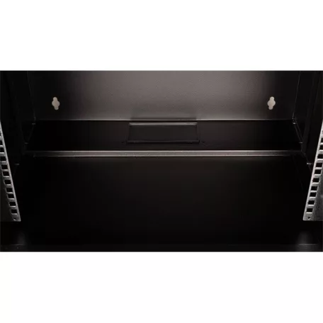 Equip Fali Rackszekrény - EWM-07-5440-B (19", 7U, 540x400mm, lapra szerelt, fekete)