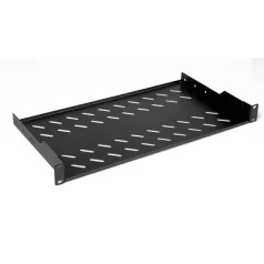   Equip Rackszekrény kiegészítő - EZFS-19-1-40-B (Fix polc, 19", 1U, Mélység: 250mm, fekete)