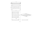 Equip Rackszekrény kiegészítő - EZFS-19-1-40-B (Fix polc, 19", 1U, Mélység: 250mm, fekete)