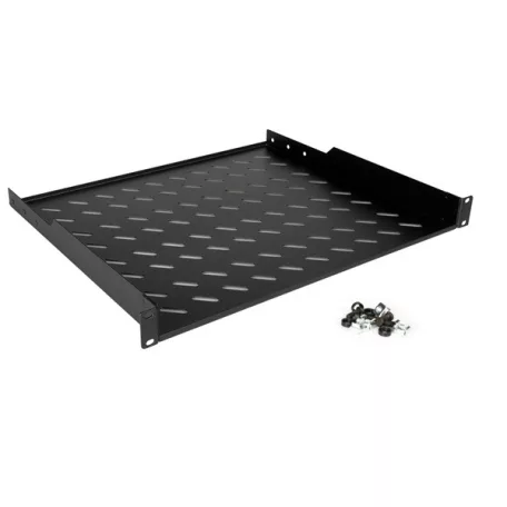 Equip Rackszekrény kiegészítő - EZFS-19-1-60-B (Fix polc, 19", 1U, Mélység: 400mm, fekete)