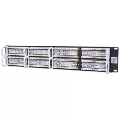  Manhattan Patch panel - CAT6 UTP patch panel, 48 portos, 2U, Fekete
