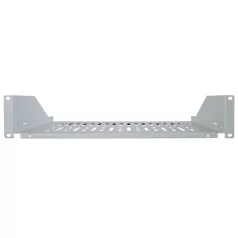   Manhattan Rackszekrény polc - 710947 (19", 2U, konzolos, fix, 350 mm mély, szürke)
