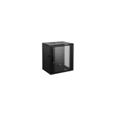   Manhattan Rackszekrény - 19" fali kivitel (9U, 500 (h) x 570 (w) x 600 (d) mm, Flatpack, Fekete)