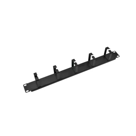 Walisec rackszekrény Kiegészítő - CM-02 (Kábel rendező panel, Gyűrű panel, 1U(19"), fekete)