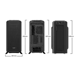   Be Quiet! Számítógépház - Silent Base 802 Black (ATX, fekete)
