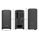 Be Quiet! Számítógépház - Silent Base 601 Window Black (ATX, edzett üveg oldallap, fekete)