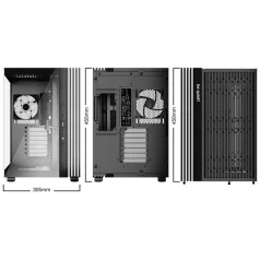   Be Quiet! Számítógépház - LIGHT BASE 600 LX Black (ATX, edzett üveg oldallap, fekete)