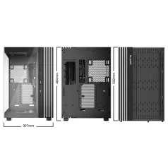   Be Quiet! Számítógépház - LIGHT BASE 900 DX Black (ATX, edzett üveg oldallap, fekete)