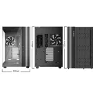 Be Quiet! Számítógépház - LIGHT BASE 900 FX Black (ATX, edzett üveg oldallap, fekete)