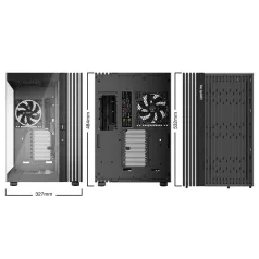   Be Quiet! Számítógépház - LIGHT BASE 900 FX Black (ATX, edzett üveg oldallap, fekete)