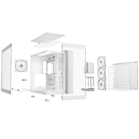 Be Quiet! Számítógépház - LIGHT BASE 900 FX White (ATX, edzett üveg oldallap, fehér)