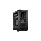 Be Quiet! Számítógépház - Pure Base 501 DX Black (ATX, edzett üveg oldallap, fekete)