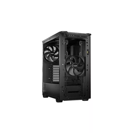 Be Quiet! Számítógépház - Pure Base 501 DX Black (ATX, edzett üveg oldallap, fekete)