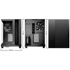   Be Quiet! Számítógépház - LIGHT BASE 500 Black (ATX, edzett üveg oldallap, fekete)