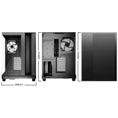  Be Quiet! Számítógépház - LIGHT BASE 500 LX Black (ATX, edzett üveg oldallap, fekete)