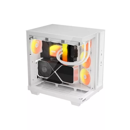 Be Quiet! Számítógépház - LIGHT BASE 500 LX White (ATX, edzett üveg oldallap, fehér)