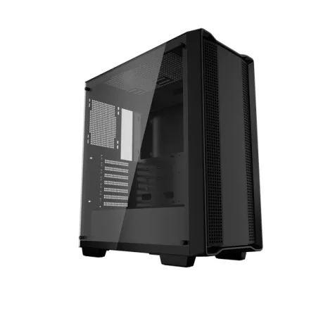 DeepCool Számítógépház - CC560 V2 Limited (fekete, ablakos, venti nélkül,  ATX, 1xUSB3.0, 1xUSB2.0)
