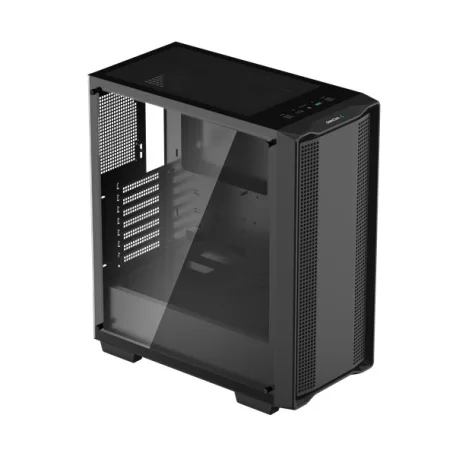 DeepCool Számítógépház - CC560 V2 Limited (fekete, ablakos, venti nélkül,  ATX, 1xUSB3.0, 1xUSB2.0)