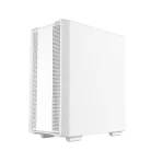 DeepCool Számítógépház - CC560 WHITE V2 (fehér, ablakos, 4x12cm LED venti, ATX, 1xUSB3.0, 1xUSB2.0, fehér)
