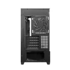 DeepCool Számítógépház - CG380 3F (fekete, ablakos, 3x12cm A-RGB, BTF, mATX, 2xUSB3.0, 1xUSB2.0)