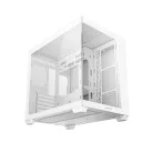 DeepCool Számítógépház - CG530 WH (fehér, ablakos, venti nélkül, BTF, ATX, 2xUSB3.0, 1xUSB2.0)