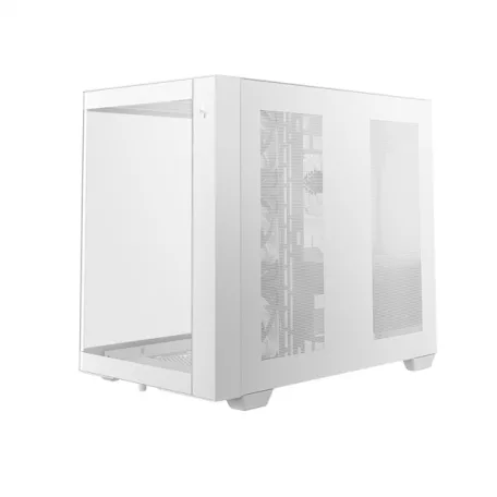 DeepCool Számítógépház - CG530U 4F WH (fehér, ablakos, 4x12cm A-RGB, BTF, ATX, 2xUSB3.0, 1xUSB2.0)
