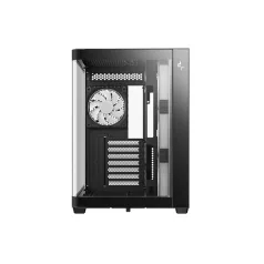   DeepCool Számítógépház - CG530U 4F (fekete, ablakos, 4x12cm A-RGB, BTF, ATX, 2xUSB3.0, 1xUSB2.0)