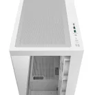 DeepCool Számítógépház - CG580 4F WH (fehér, ablakos, 4x12cm A-RGB, BTF, ATX, 2xUSB3.0, 1xUSB2.0)