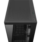 DeepCool Számítógépház - CG580 4F V2 (fekete, ablakos, 4x12cm A-RGB, BTF, ATX, 2xUSB3.0, 1xUSB2.0)