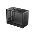 DeepCool Számítógépház - CH160 PLUS (fekete, mATX, 2xUSB3.0, Type-C, fekete)
