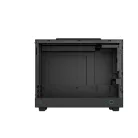 DeepCool Számítógépház - CH160 PLUS (fekete, mATX, 2xUSB3.0, Type-C, fekete)