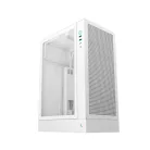 DeepCool Számítógépház - CH170 PLUS WH (Micro-ATX/Mini-ITX, 2xUSB3.0, Type-C, fehér)