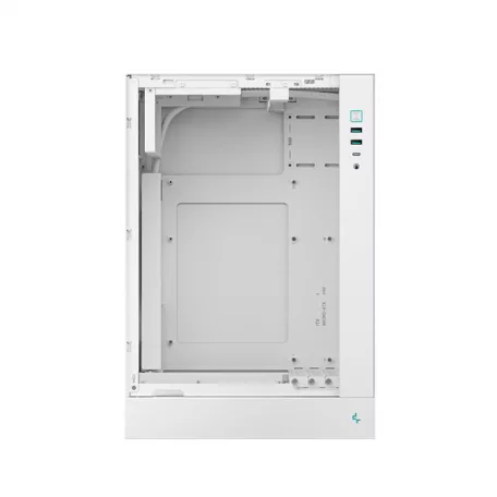 DeepCool Számítógépház - CH170 PLUS WH (Micro-ATX/Mini-ITX, 2xUSB3.0, Type-C, fehér)