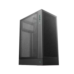   DeepCool Számítógépház - CH170 PLUS (Micro-ATX/Mini-ITX, 2xUSB3.0, Type-C, fekete)