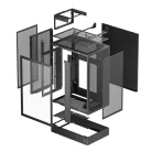 DeepCool Számítógépház - CH170 PLUS (Micro-ATX/Mini-ITX, 2xUSB3.0, Type-C, fekete)